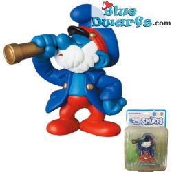 20141: Kapitein smurf - blauwe jas - UDF - 2023 - Medicom - 8cm