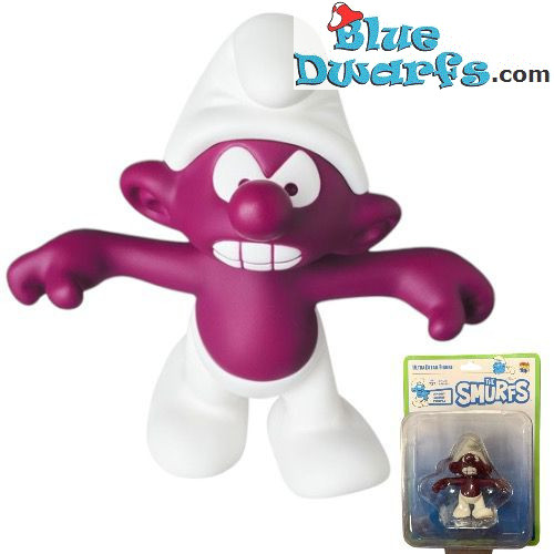 20007: Noir Schtroumpf - Violet - UDF - 2023 - Medicom - 8cm