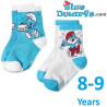 2 x Smurfen Sokken - Grote Smurf en Smulsmurf - De Smurfen - 8-9 jaar