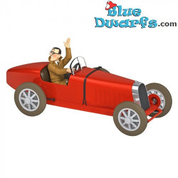 Bugatti La Type 35 de Bobby Smiles - Voiture de Tintin N°41 - 1/24 - 12 cm