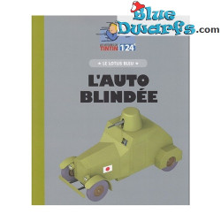 Het Japanse pantservoertuig - Type 88 Sumida Wolseley - Kuifje Auto N°42 - 1928 - 1/24 - 12 cm