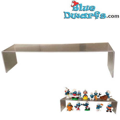 Plastic Shelve - Smurfs Decoration Product - Smurf Not Included - 30x7x7,5cm