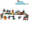 Plastic plank - Smurfen decoratieproduct - Smurf niet inbegrepen - 30x7x7,5cm