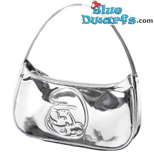 Borsetta Dei Puffi per Donna - Clutch con Cerniera - 21x5x12 cm