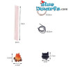 Scale Winter Campfire Set - Smurfs Decoration Product - Smurf Not Included - 1:12