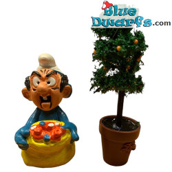 Árbol Frutal en Maceta en Miniatura - Producto de Decoración de Los Pitufos - Pitufo No Incluido - 1:12