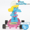 2) Smurfin op Skateboard - Hardee's - Schleich - 5,5cm - VG