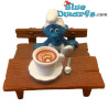 Set d'Art Latte - Produit de Décoration Schtroumpfs - Schtroumpf Non Inclus - +/- 20 mm