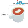 Set di Latte Art - Prodotto Decorativo dei Puffi - Puffo Non Incluso - +/- 20 mm