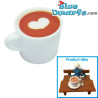 Latte Art Set - Smurfs Decoration Product - Smurf Not Included - +/-20mm