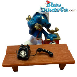 Miniature Retro Phone - Smurfs Decoration Product - Smurf Not Included - 1.2x2cm