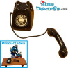 Miniatuur retro telefoon - Smurfen decoratieproduct - Smurf niet inbegrepen - 1,2x2cm