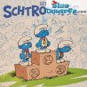 Het Smurfen Podium / Ereschavot - De Olympische Beeldjes - Plastoy - 20 cm
