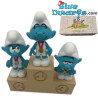 Het Smurfen Podium / Ereschavot - De Olympische Beeldjes - Plastoy - 20 cm