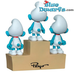 The Smurs Podium - The Olympic Figurines - Plastoy - 20 cm