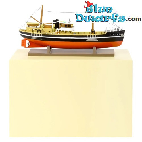 Das Boot SIRIUS - Tim und Struppi Harzfiguren Sammlung - Museumsserie - Nr. 46021 - 20 cm