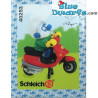 40253: Motor Scooter Smurf red (Supersmurf/ MIB)