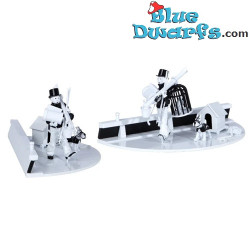 Bric-à-Brac - Kuifje Figurine - Zwart-wit Versie - Tintinimaginatio - 10 cm