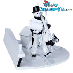 Bric-à-Brac - Kuifje Figurine - Zwart-wit Versie - Tintinimaginatio - 10 cm