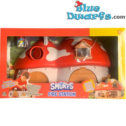 Caserma dei Pompieri dei Puffi - Puffo Tontolone Playset - Giochi Preziosi - 2024