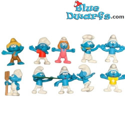 60x I puffi Mc Donalds 2018 - 7 cm