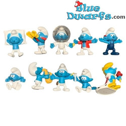 60 x Happy Meal - Les Schtroumpfs 2018 - 7 cm - Très bon état
