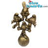 Los Acróbatas en la Pelota - Los Pitufos - Escultura de Bronce Pixi - 2024