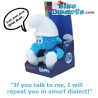 Puffi peluche: Puffo "TALKING SMURF" (+/- 30 cm)