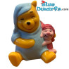 Winnie Puuh umarmt Ferkel - Disney Spielfigur - Bullyland - 5 cm