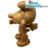 Handgefertigte Schlumpf-Statue - Europäische FSC Weißeiche - Boyhood - 14 cm