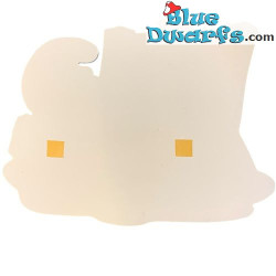 Puffo Quattrocchi  con Lavagna – Cartone dei Puffi – Adesivi da parete - 39 x 32 cm