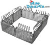 Clôture en Fil de Fer DIY - Produit Décoratif Schtroumpfs - Schtroumpf Non Inclus - 9x20cm