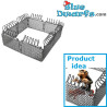 DIY Wire Fence - Smurfs Decoration Product - Smurf Not Included - 9x20cm