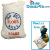Miniature Flour Sack - Smurfs Decoration Product - Smurf Not Included - 5.5x3.5cm