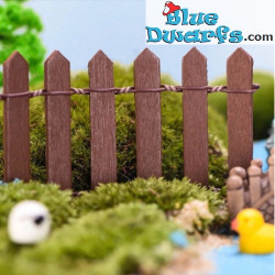 Brown Fence - Smurfs Decoration Product - Smurf Not Included - 5x90cm