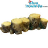 Boomstam - Smurfen Decoratieproduct - Smurf Niet Inbegrepen - 7x2.5x2cm