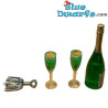 Set di Cucina con Bar in Miniatura Simulata - Prodotto Decorativo dei Puffi - Puffo Non Incluso - +/- 2 cm