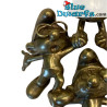 Die Akrobaten auf dem Ball - Die Schlümpfe - Pixi Bronzeskulptur - 2024
