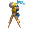Houten Miniladder - Smurfen Decoratie Product - Smurf Niet Inbegrepen - 5x2.5cm