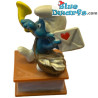 20031: Postbode Smurf met liefdesbrief - Stempel - Schleich - 5,5cm