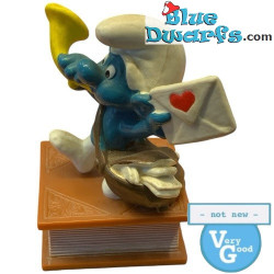 20031: Schlumpf Briefträger - Stempel - Schleich - 5,5cm - VG