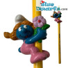 Sasette Schtroumpfette avec Fleur - Crayon Schtroumpfs - Applause - 20 cm