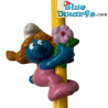 Sasette Schtroumpfette avec Fleur - Crayon Schtroumpfs - Applause - 20 cm