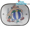 Asterix e Obelix che camminano con Idefix - 2 x parasole laterale per auto - Carpoint - 46x35cm