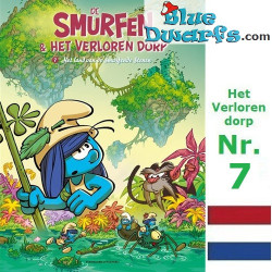 Comic book - Dutch language - Smurfen en het verloren dorp - Nr.7- Het land van de Smurfende Stenen