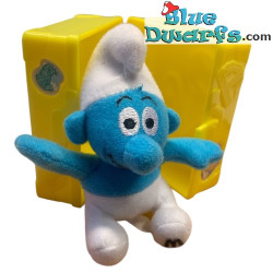 Pitufos normales - Peluche de McDonald's - Maleta amarilla - 8/2000