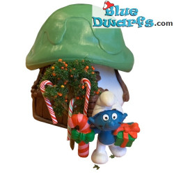 5 mini zuurstokken - Smurfen Decoratieproduct - Smurf Niet Inbegrepen - 3cm