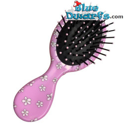 Peine rosa para niños - Los Pitufos - Pitufina con espejo - 14 cm