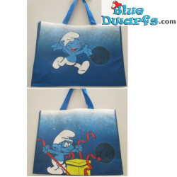 Smurfentoren plastic tas (+/-31 x 12 x 40 cm)