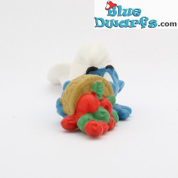 20161: Clumsy Smurf with fruit (Matte paint version)